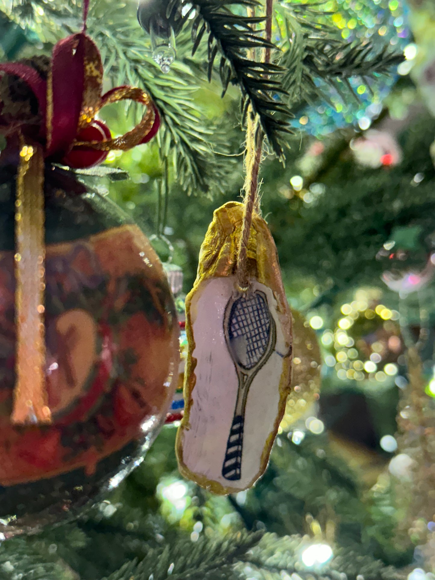 Nautical Oyster Shell Ornaments