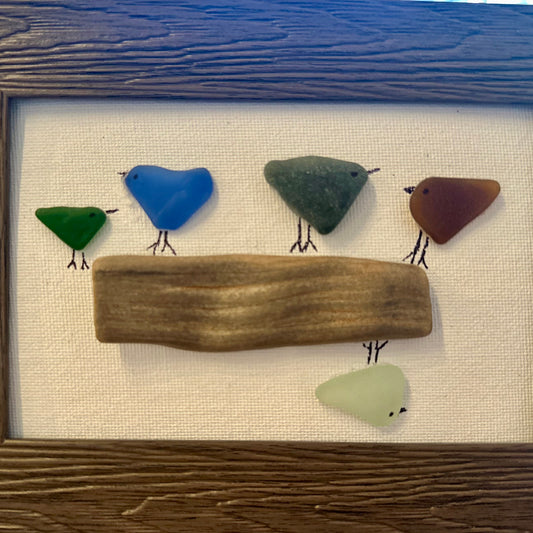 Sea Glass Birds